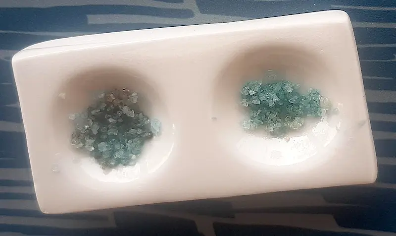 5-MeO-DMT Hofmann reagent test result after 60 minutes