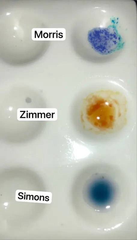 CMC or MMC reagent test kit results (source:Reddit)