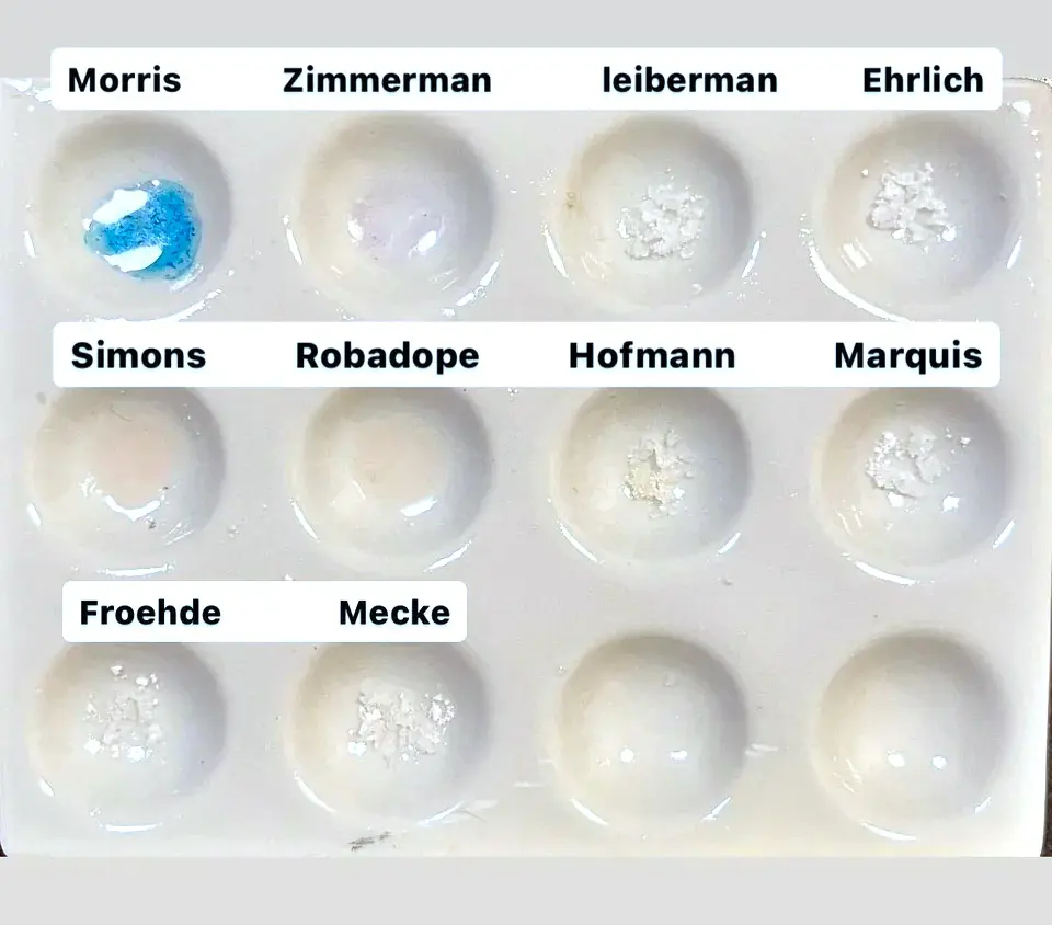 FXE reagent test kit results (source:Reddit)