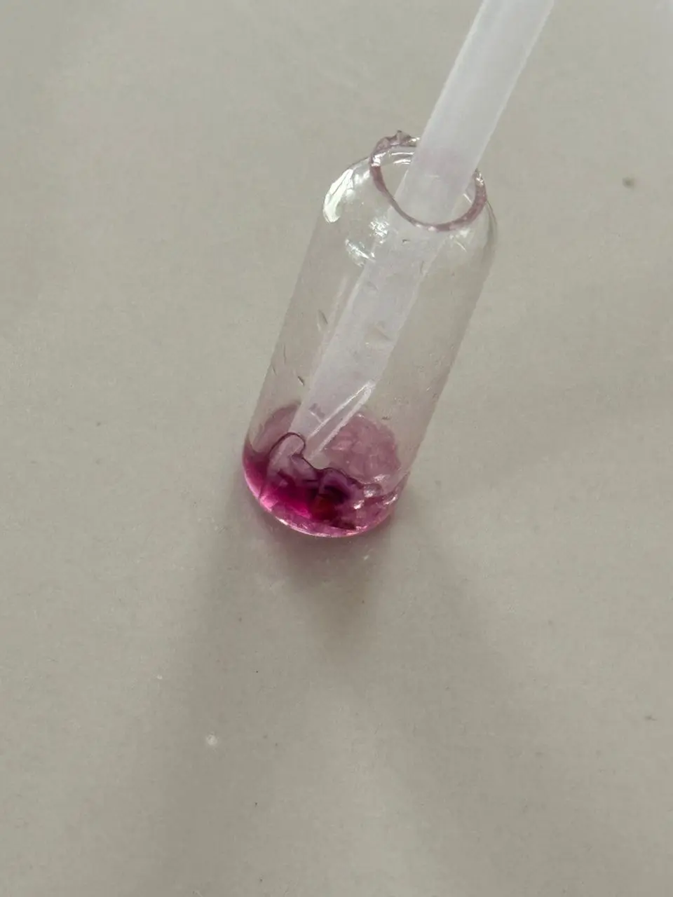 LSD reagent test results at 50 minutes (source:WhatsApp)