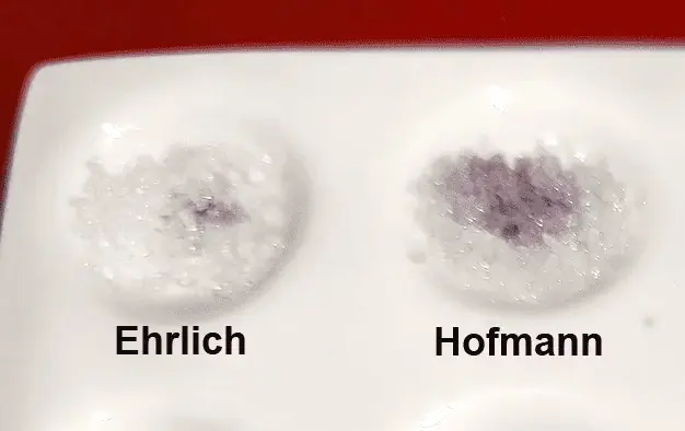 LSD reagent test kit results (source:Reddit)