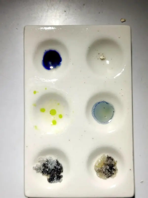 MDMA reagent test kit results