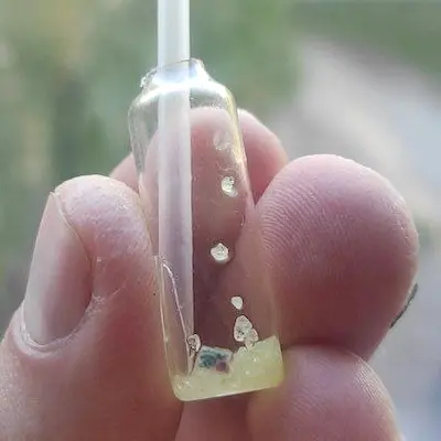 Negative LSD reagent test kit results (no LSD)