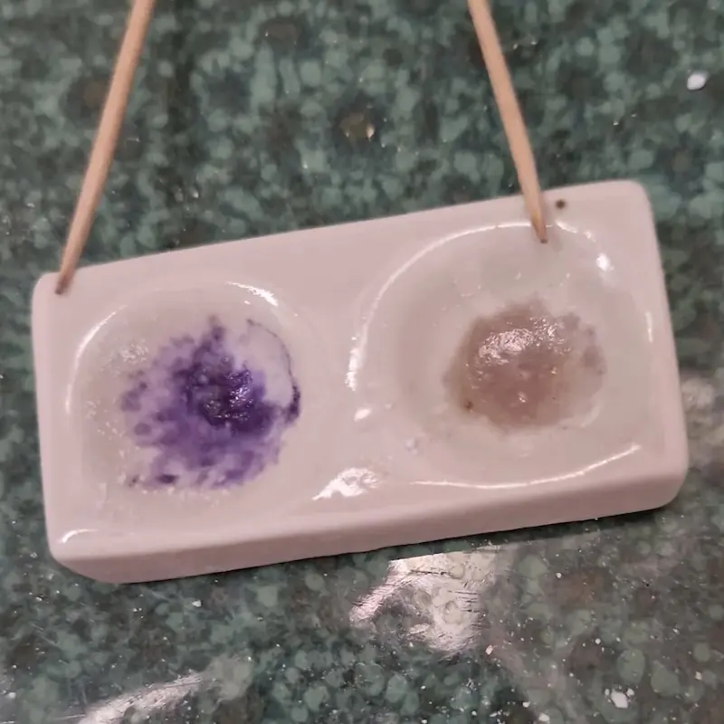Alprazolam Zimmermann reagent result after 30 minutes