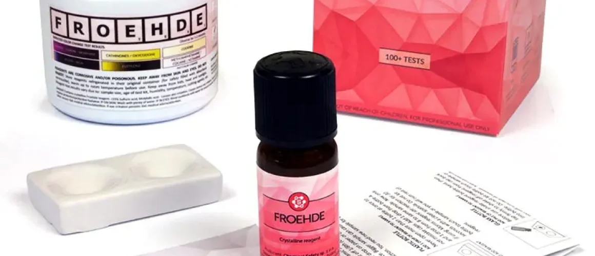 Multiple-use Froehde reagent test kit