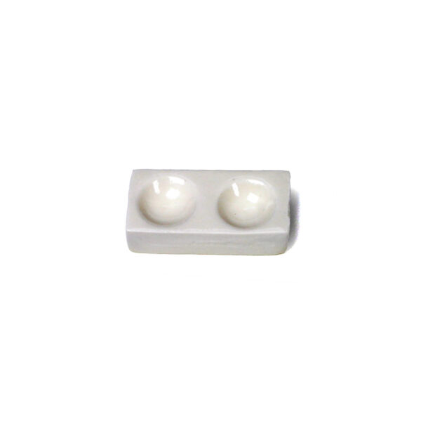 2-well porcelain spot plate (reaction plate)