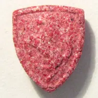 PMMA ecstasy pill with Red Ferrari logo