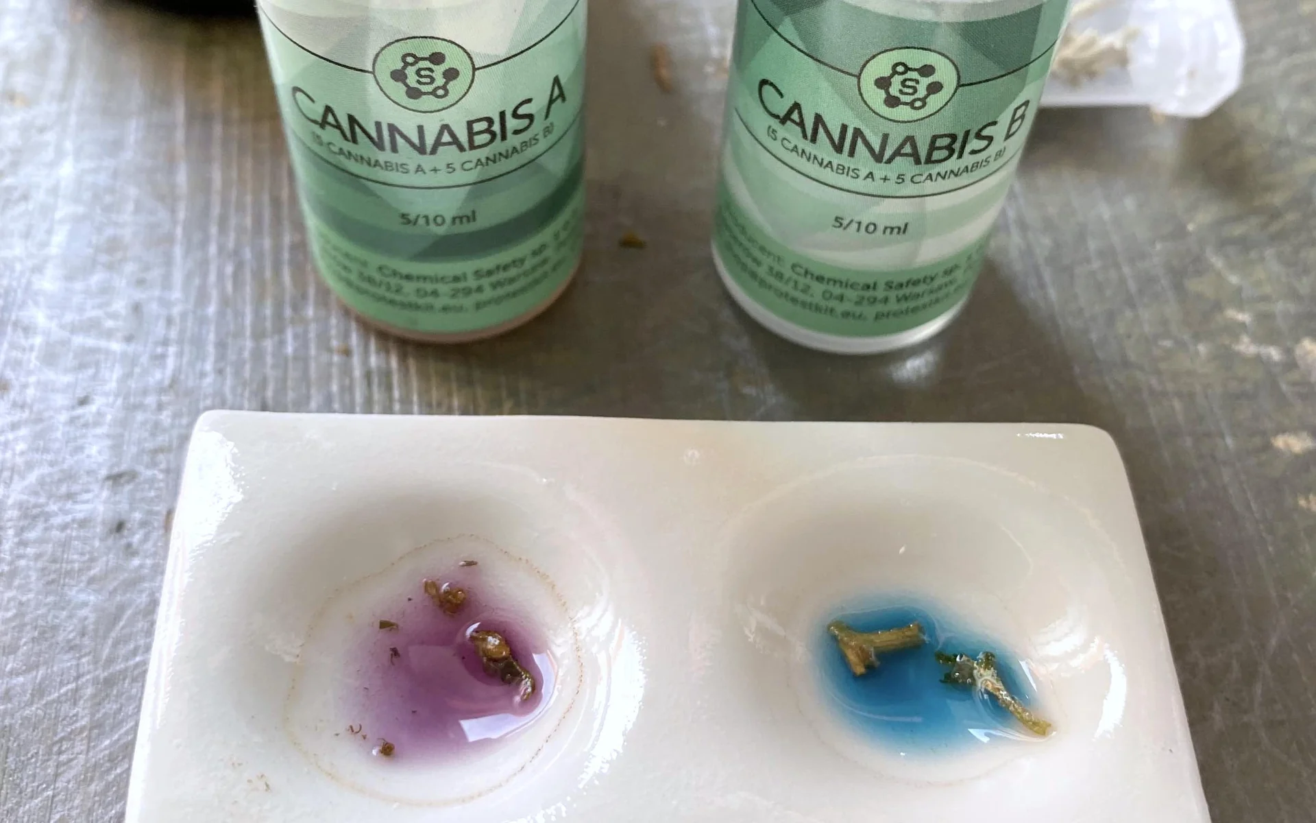 Cannabis Reagent Test Instructions