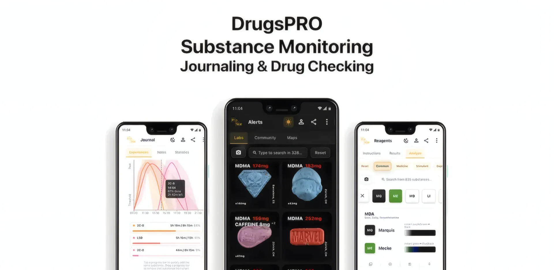 DrugsPRO drug checking app