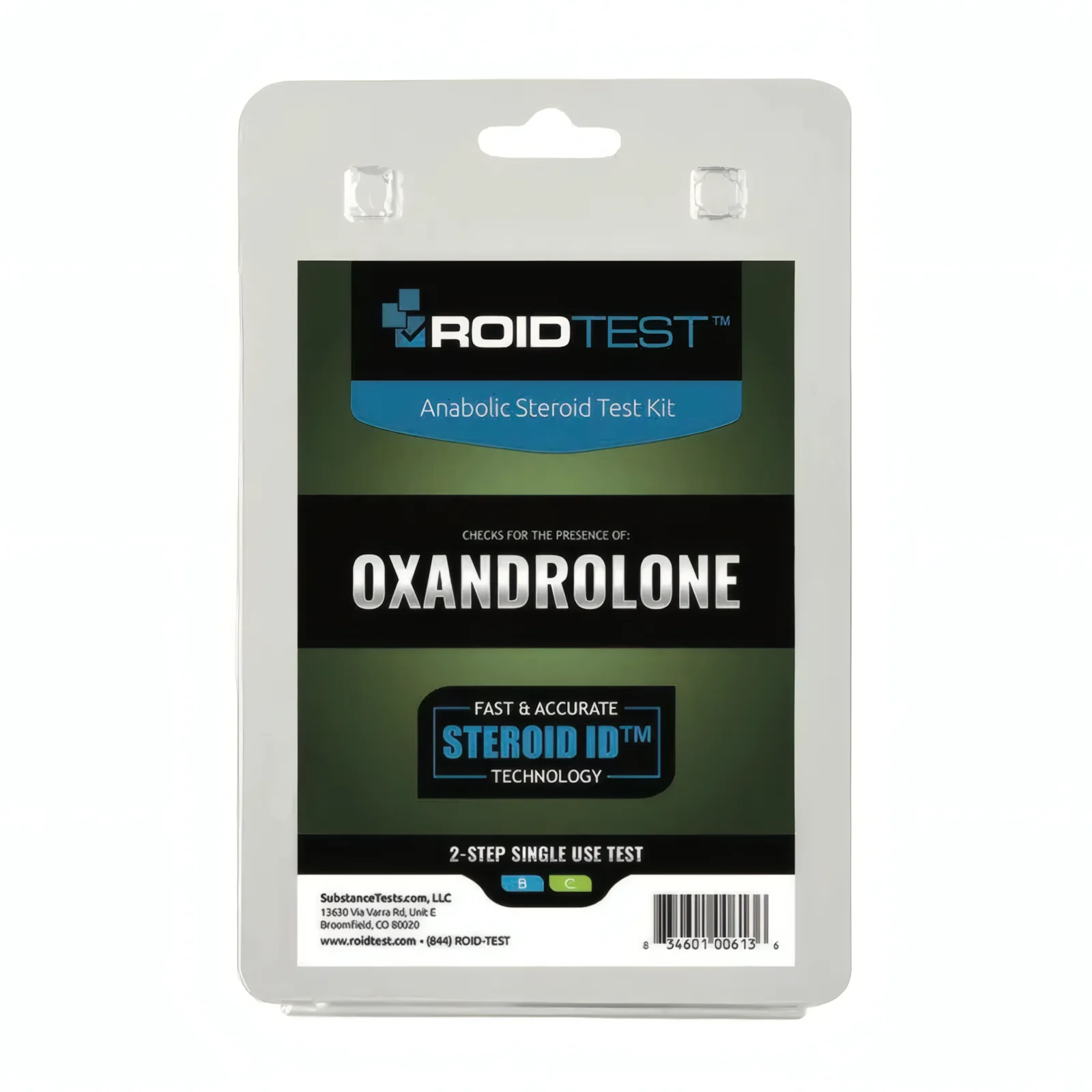 ROIDTEST for oxandrolone identification